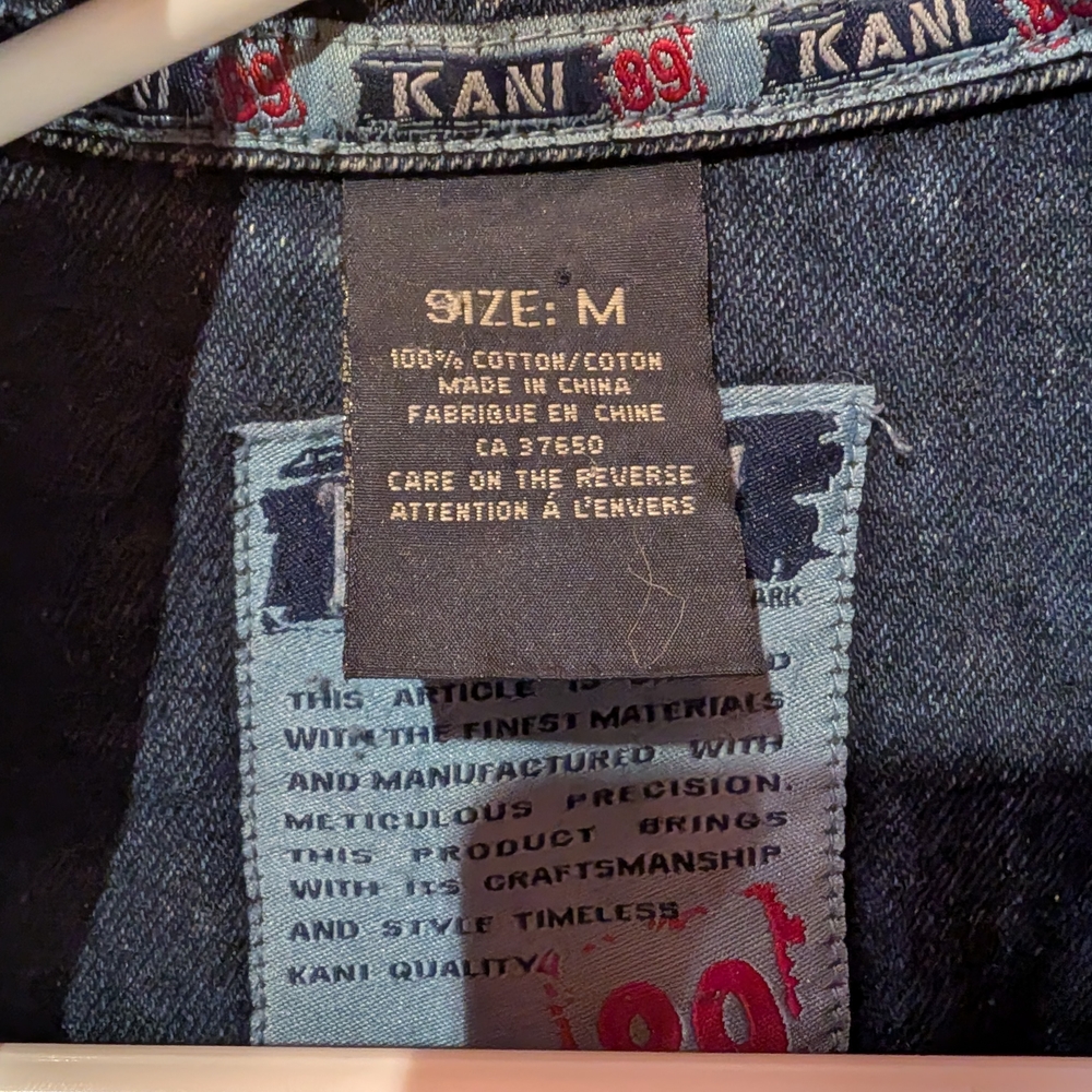 Vintage Karl Kani Denim Jacket - Blue - Picture 3 of 7